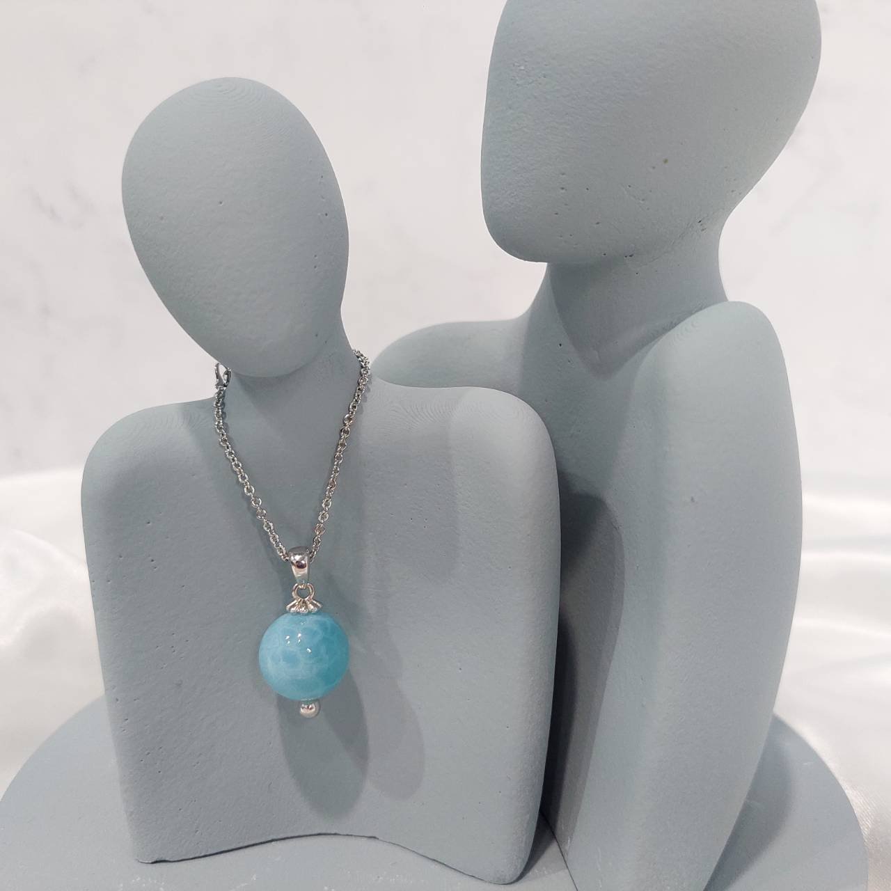 天然拉利瑪項鍊