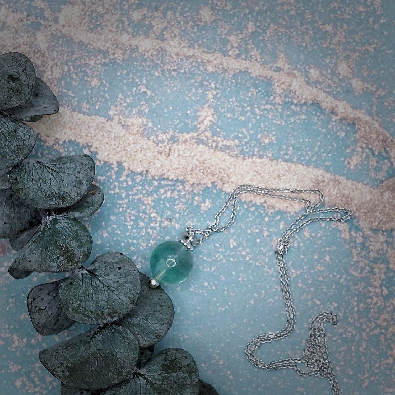 天然螢石項鍊:圖片 2