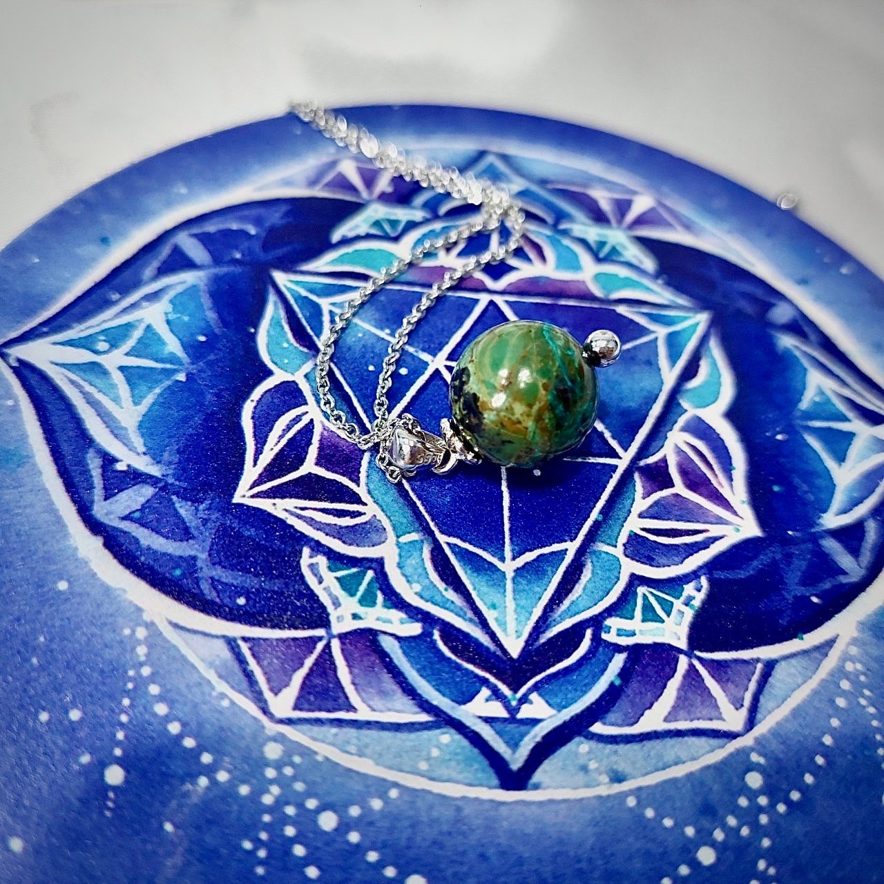 天然藍銅礦項鍊:圖片 2