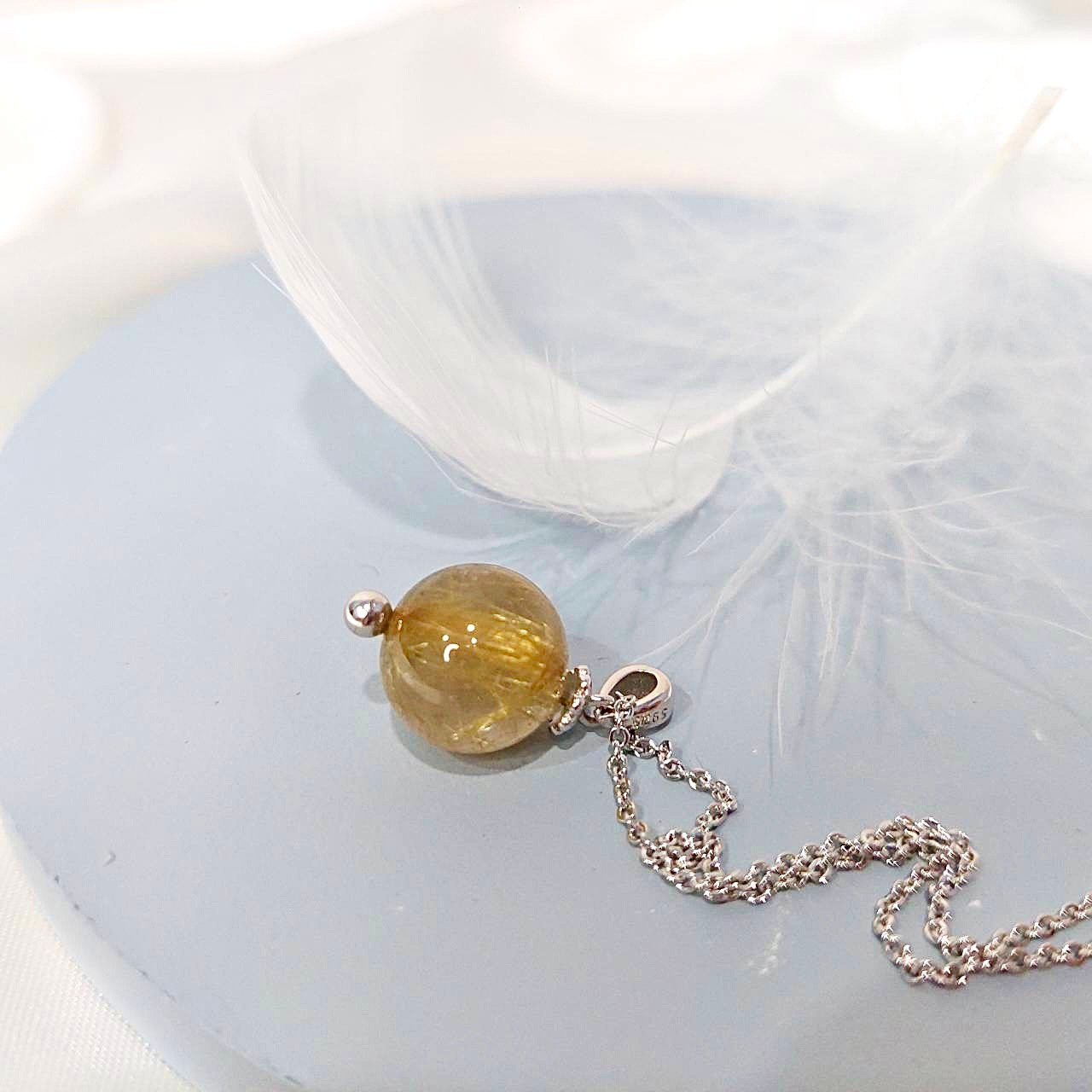 天然鈦晶項鍊:圖片 3