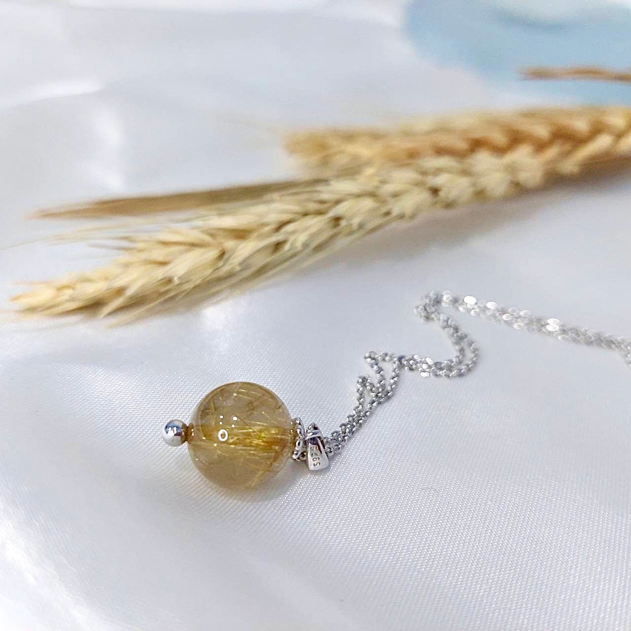 天然鈦晶項鍊:圖片 2