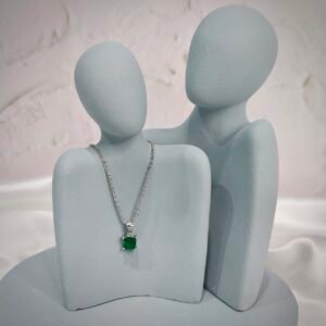 實驗室培育祖母綠項鍊