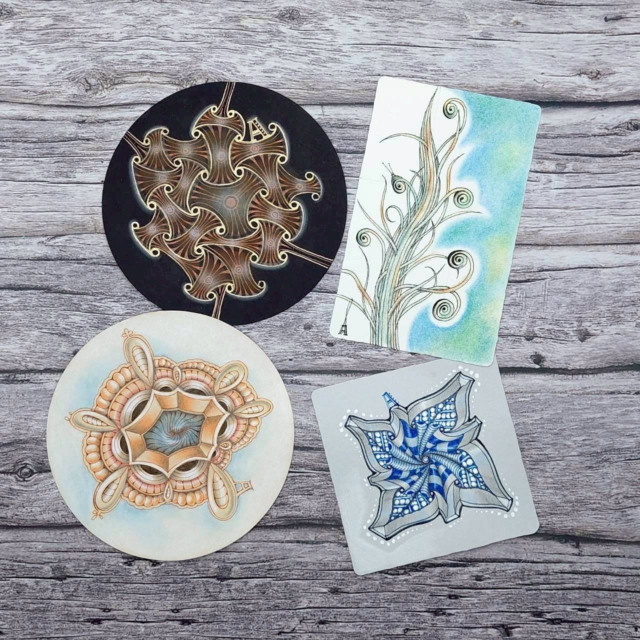 粉彩色鉛筆作品
