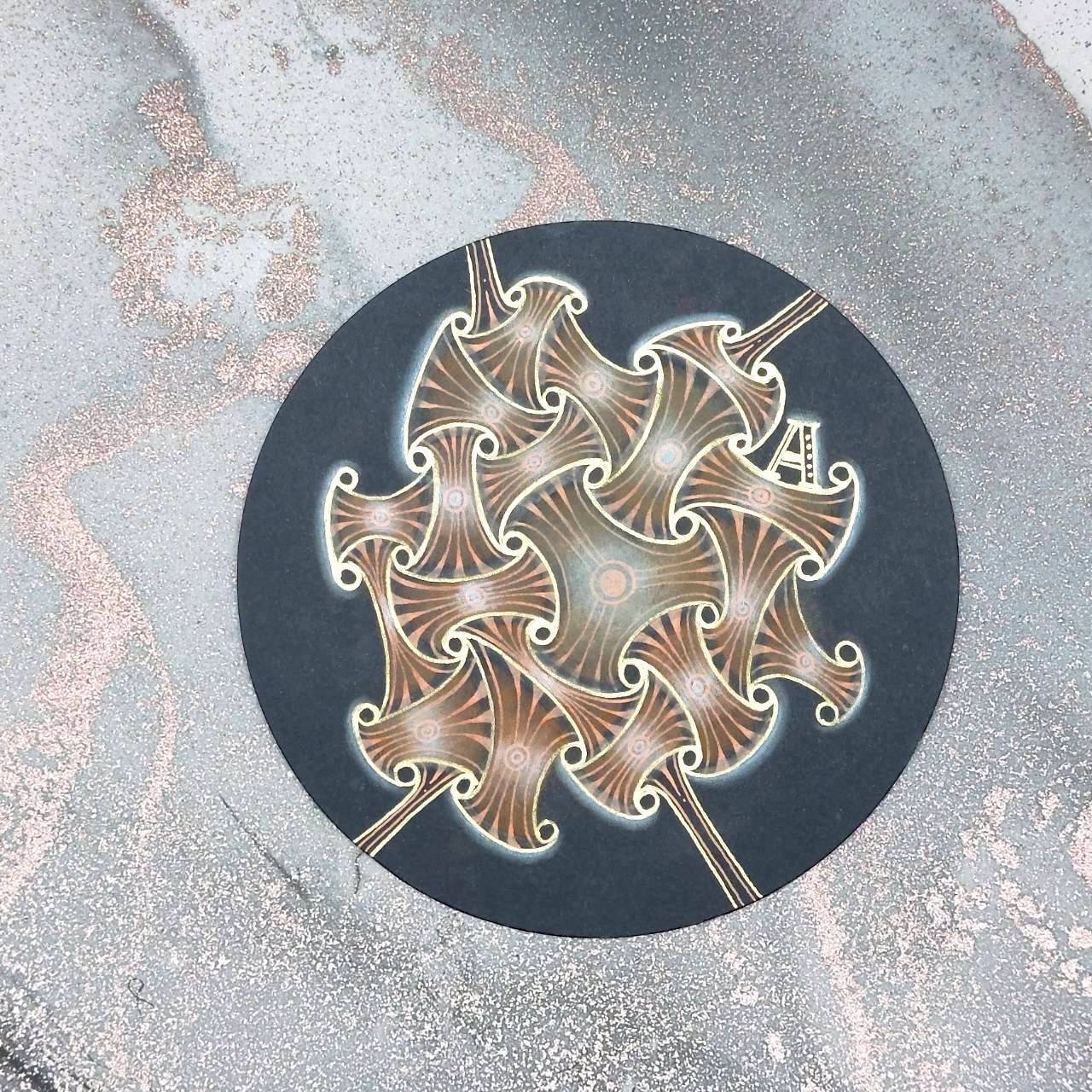 黑圓磚作品
