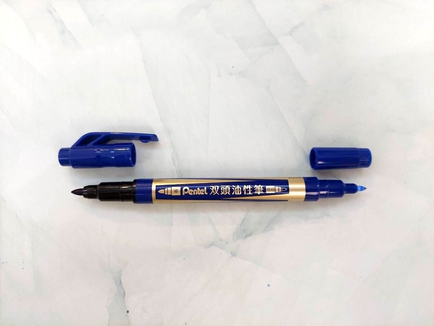 Pentel 飛龍牌雙頭油性筆 1